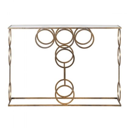 Linked Circles Console Table