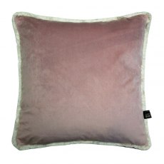 Milana Velour Square Scatter Cushion - Blush / Taupe