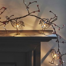 Winter Robins - 12 LED Indoor Light Chain with Transformer