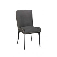 Rebecca Dining Chair In Anthracite Textured Fabric