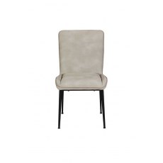 Rebecca Dining Chair In Misty Textured Fabric