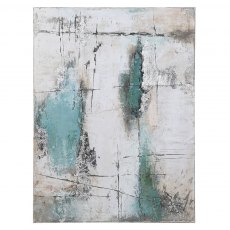 Teal Abstract Canvas