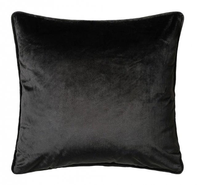 Scatter Box Bellini Velour Square Scatter Cushion - Black