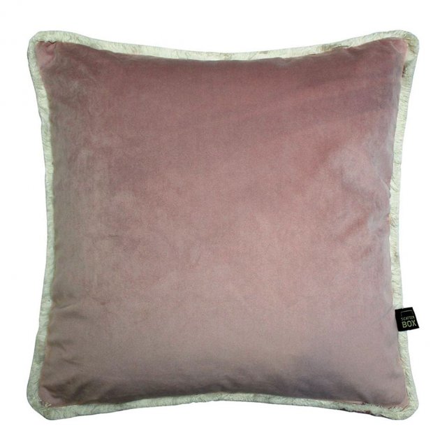 Scatter Box Milana Velour Square Scatter Cushion - Blush / Taupe