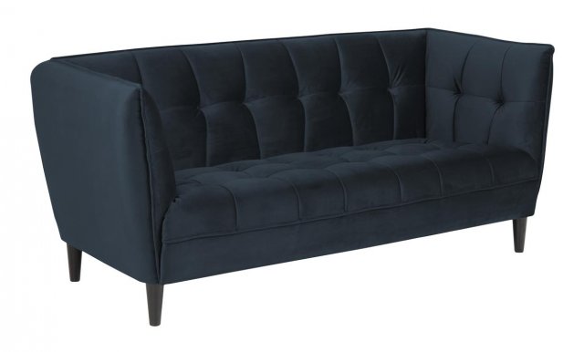 Jonna 2.5 Seater Sofa in Navy Blue Velvet