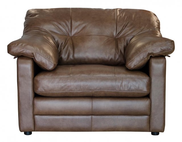 Baltimore Lounge Chair In Leather