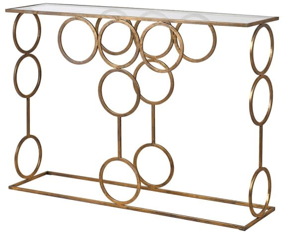 Linked Circles Console Table