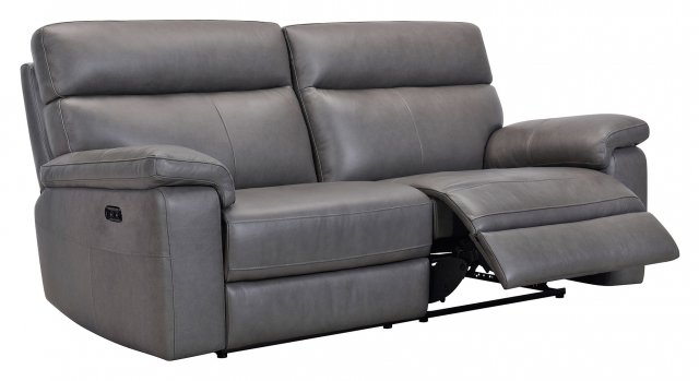 Como Power Reclining Large Sofa in Full Leather