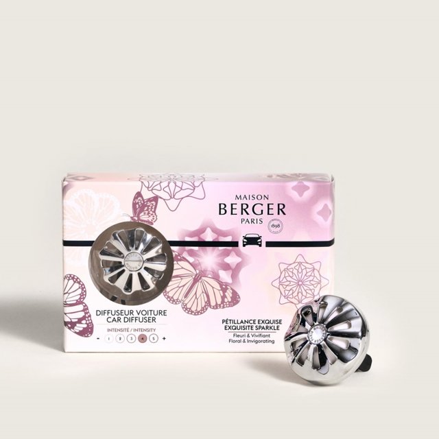 Maison Berger Lilly Car Diffuser with Exquisite Sparkle Fragrance