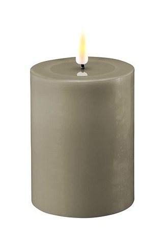 Deluxe Homeart Dansk Sand Real Flame™ LED Candle - 7.5 cm Ø - Small