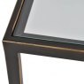 Denver Gilded Bronze Metal and Glass Coffee Table
