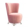 Apple Chair in Velvet Fabric