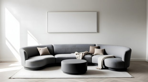 A New Shape, for a New Era: Curved Sofas