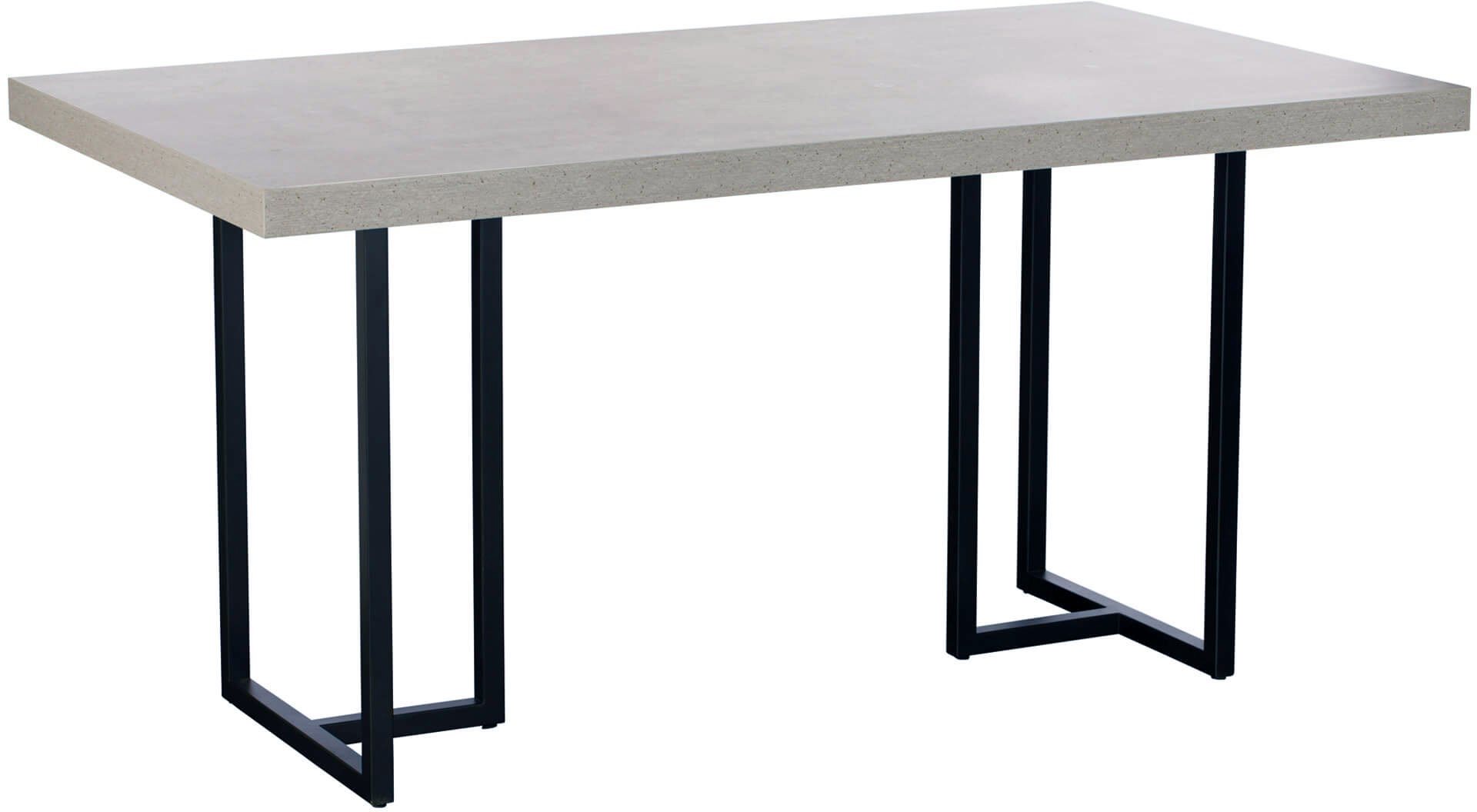 Lauren ConcreteEffect Top Dining Table, Corner Bench (Left) and Low