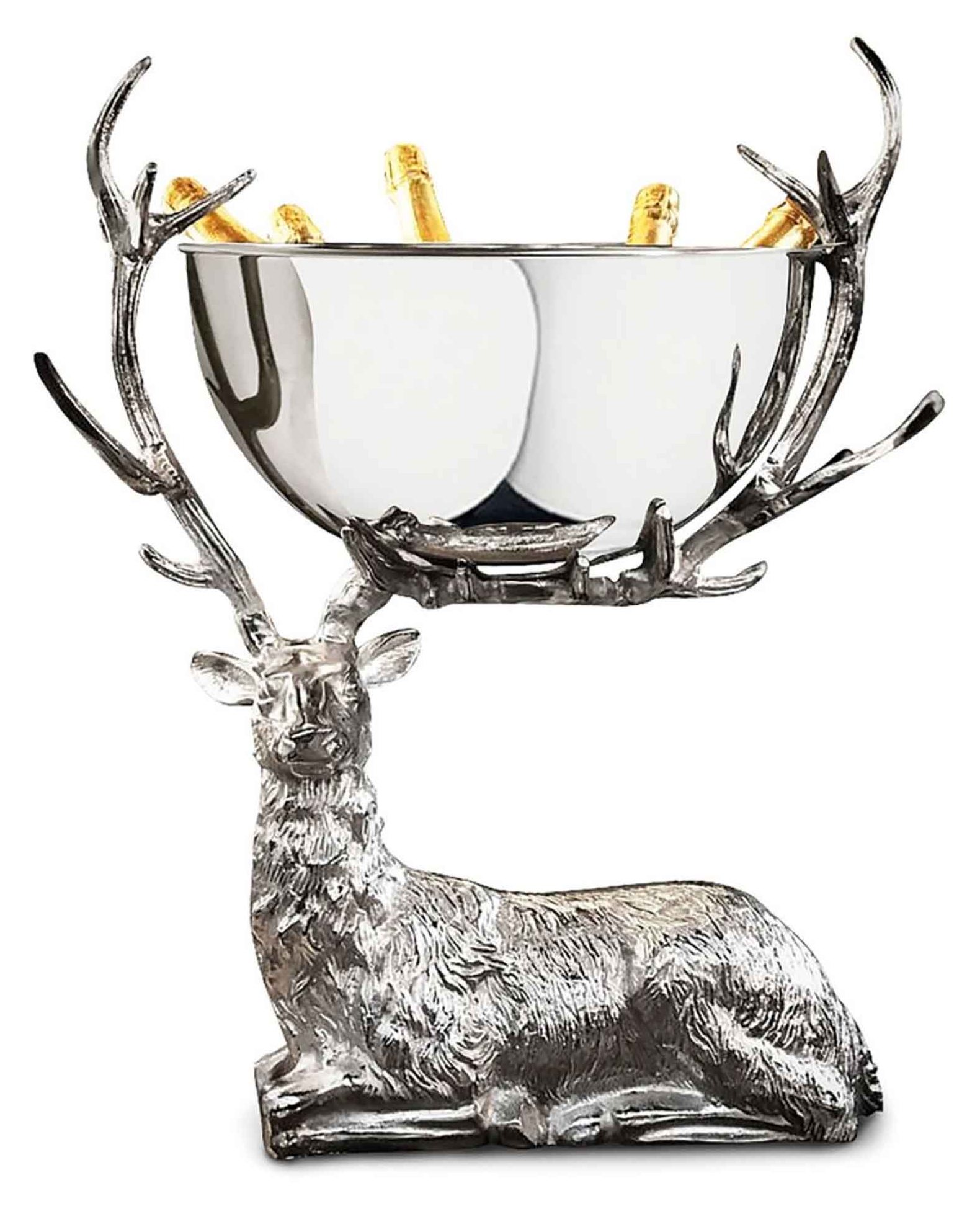 Large Resting Stag Punch Bowl / Wine Cooler Dansk