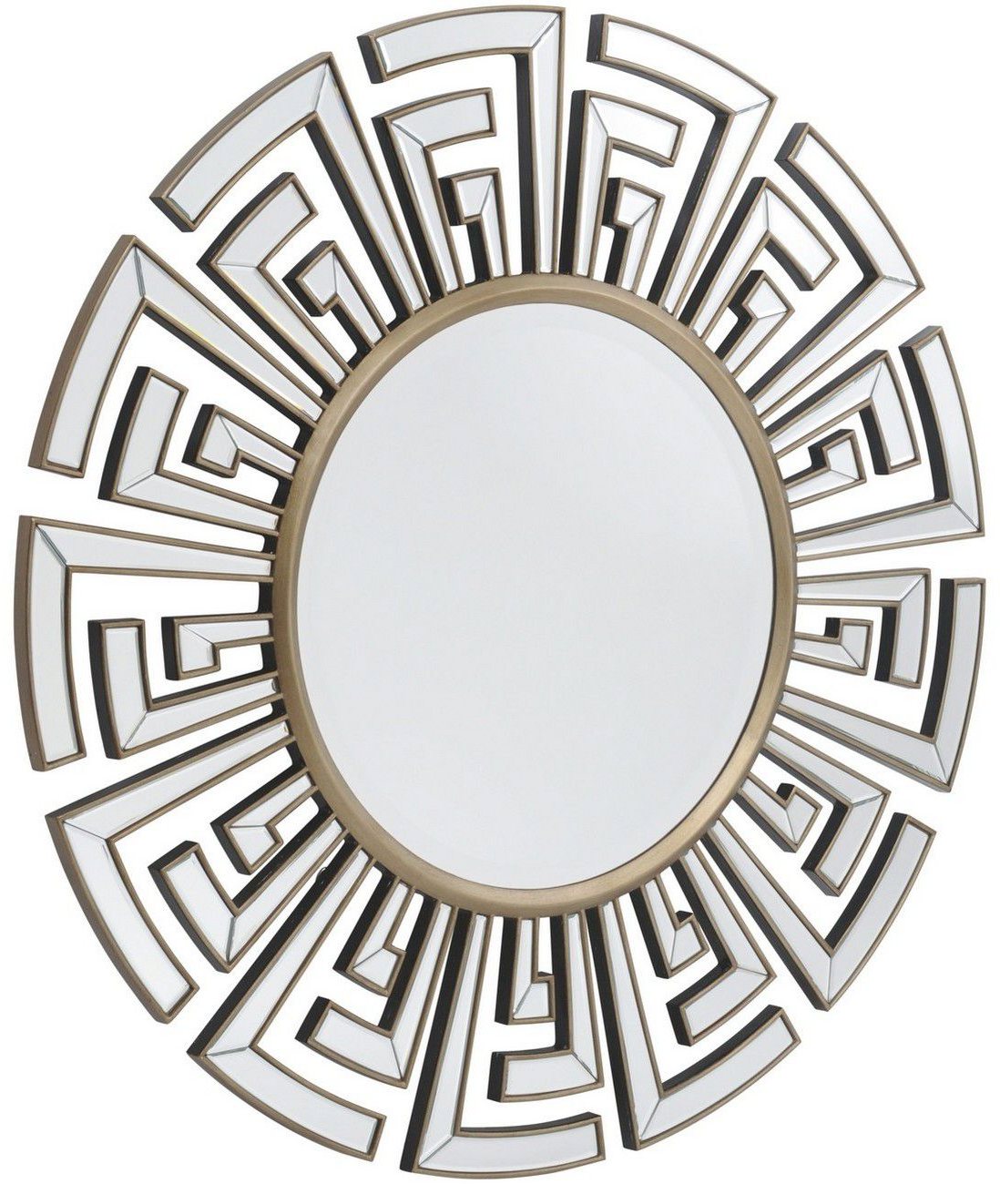Art Deco Circular Mirror - Dansk