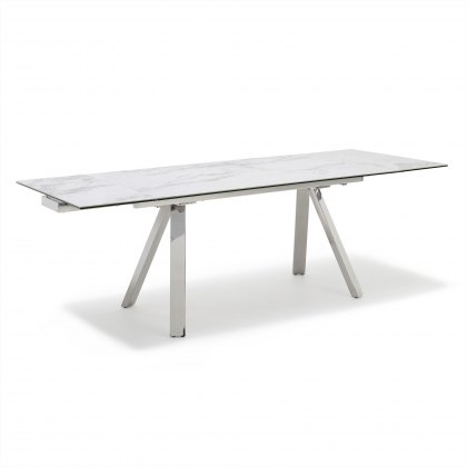 Salou Dining Table - Light Grey Ceramic