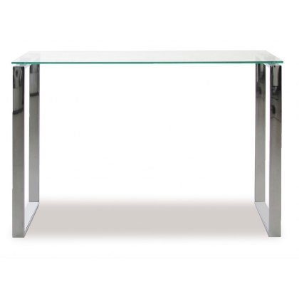 Katrine Console Table with Clear Glass Top