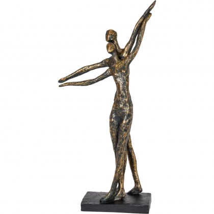 Celebratory Dance Couple in a Bronze Finish