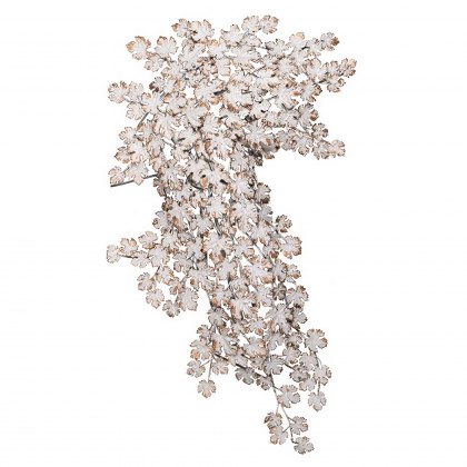 Hand Painted Distressed Snow-Leaf Illuminated Metal Wall Art Hand Painted Distressed Snow-Leaf Illuminated Metal Wall Art