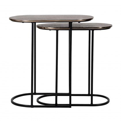 Champs Nest of Tables - Aluminium and Iron