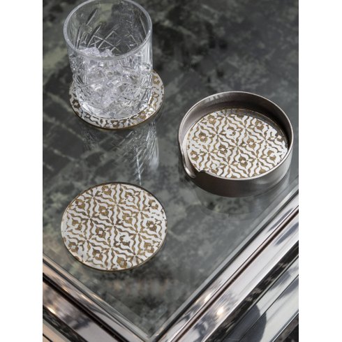 Diamond Venetian Set of 4 Coasters