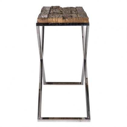 Kensington Console Table in Stainless Steel