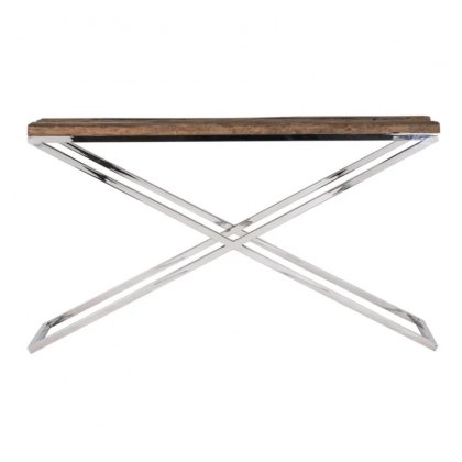 Kensington Console Table in Stainless Steel