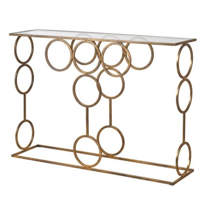 Linked Circles Console Table