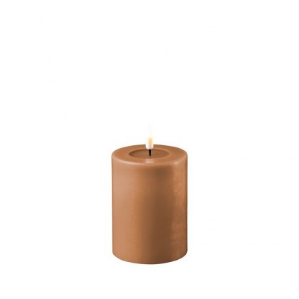Dansk Caramel Real Flame™ LED Candle - 7.5 cm Ø - Small