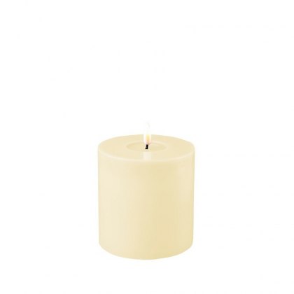 Dansk Cream Real Flame™ LED Candle - 10 cm Ø - Small