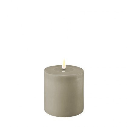 Dansk Sand Real Flame™ LED Candle - 10 cm Ø - Small