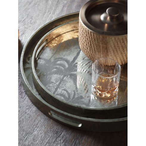 Palm Tree Set of Two Trays