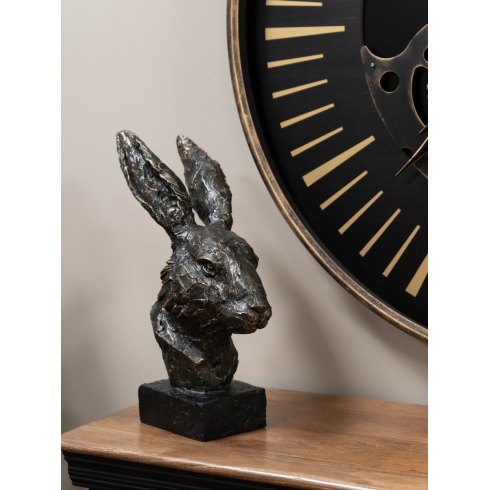 Rabbit Head Sculpture