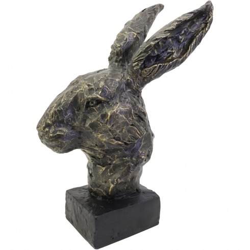 Rabbit Head Sculpture