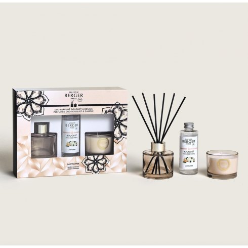 Eternity Nude Mini Bouquet & Candle Duo Gift Box Set – Lady Flower – Maison Berger
