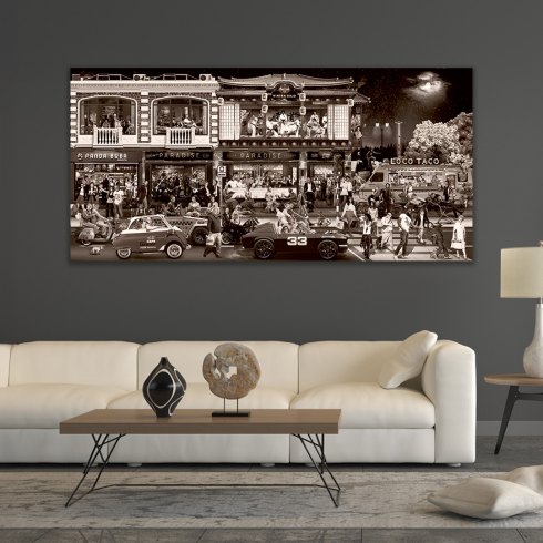 Another Day in Paradise (Sepia) - Photo Art on Plexiglass