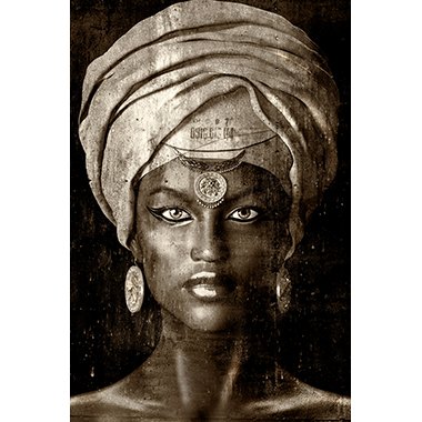 Glamour Girl II (Sepia) - Photo Art on Plexiglass
