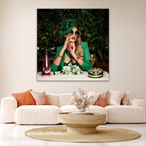 Green Salad - Photo Art on Plexiglass