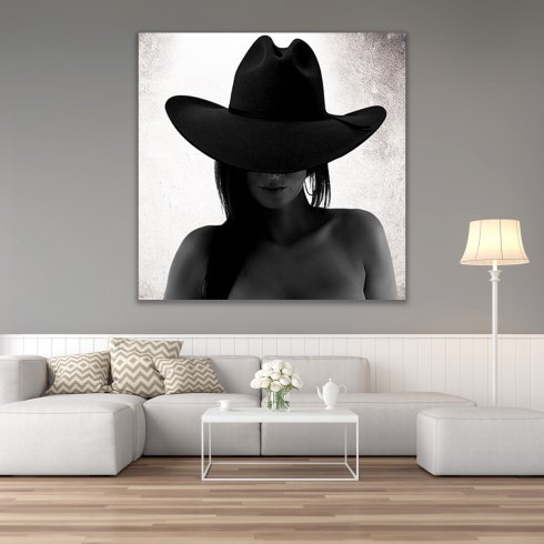 Cow Girl - Photo Art on Plexiglass