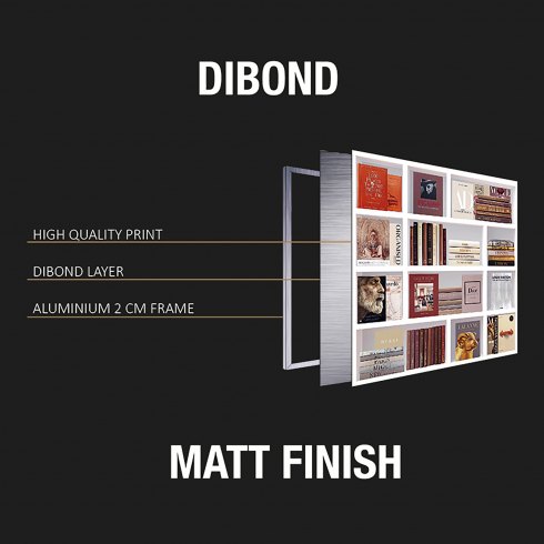 The Legacy of GOAT - Photo Art on Framed Dibond - Bronze Frame