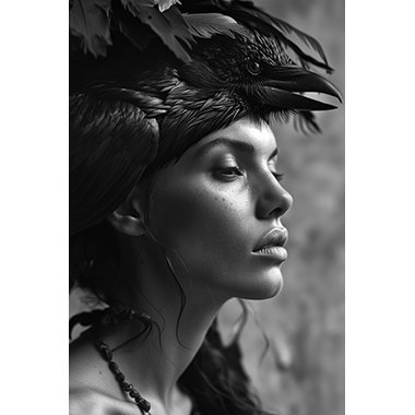 Inspired by Philip Treacy - Photo Art on Plexiglass - Aluminium Frame