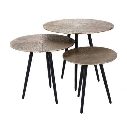 Ventana Occasional Table Set - Aluminium and Iron