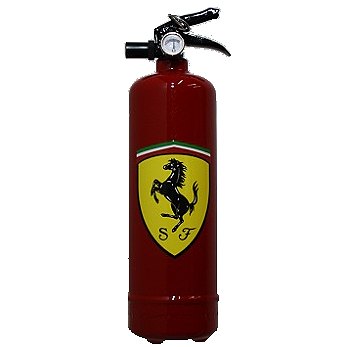 Fire Extinguisher F. Racing Red Art Piece