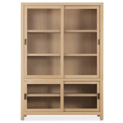 Timeless Sliding Door Display Cabinet