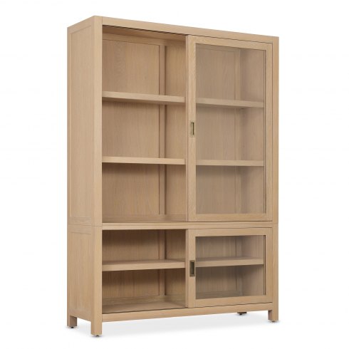 Timeless Sliding Door Display Cabinet