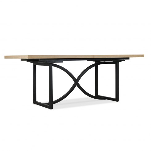 Nordic Tranquility Metal Extending Dining Table