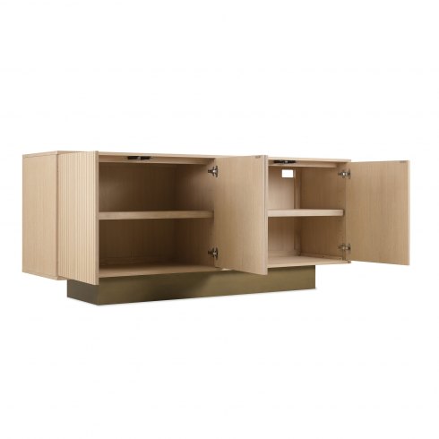 Eclectic Academia Four Door Buffet/Sideboard