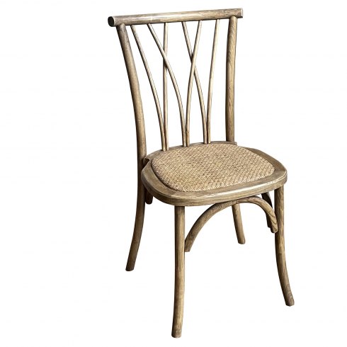 Jackson Bay Bistro Chair in Weathered Oak