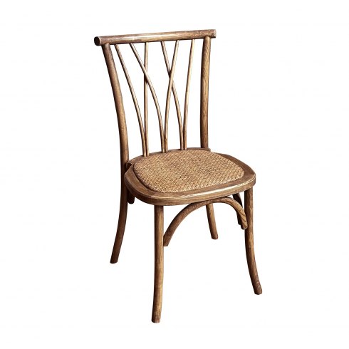 Jackson Bay Bistro Chair in Weathered Oak